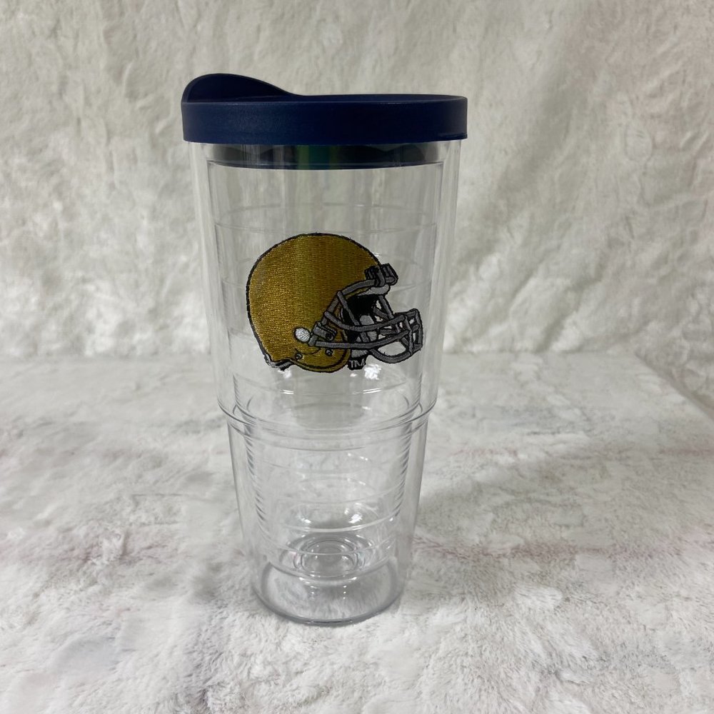 Tervis 24 oz Old Gold Football Helmet Double Wall Classic Insulated Tumbler Cup - Picture 5 of 5